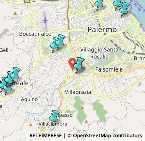 Mappa Palermo, 90129 Palermo PA, Italia (3.20214)