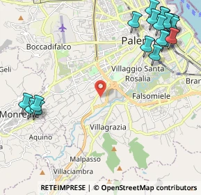 Mappa Palermo, 90129 Palermo PA, Italia (3.4655)