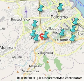 Mappa Palermo, 90129 Palermo PA, Italia (2.25455)
