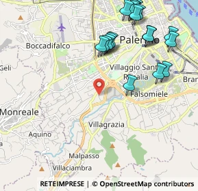 Mappa Palermo, 90129 Palermo PA, Italia (2.7985)
