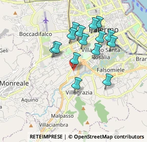 Mappa Palermo, 90129 Palermo PA, Italia (1.77933)