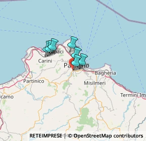 Mappa Palermo, 90129 Palermo PA, Italia (37.03818)