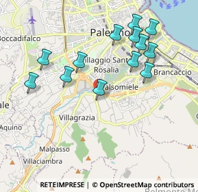 Mappa Via Barone della Scala, 90126 Palermo PA, Italia (2.22308)