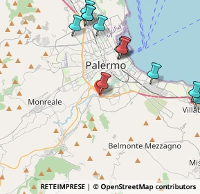 Mappa Via Barone della Scala, 90126 Palermo PA, Italia (5.17917)