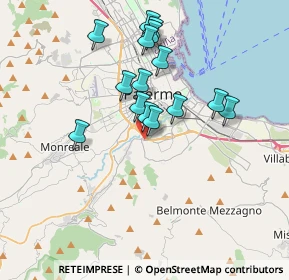 Mappa Via Barone della Scala, 90126 Palermo PA, Italia (3.582)