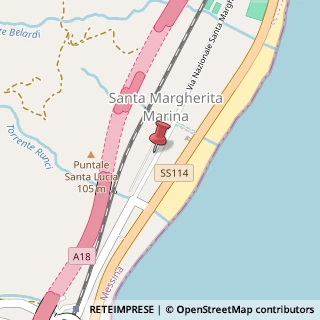 Mappa Via Nazionale, 157, 98139 Messina, Messina (Sicilia)