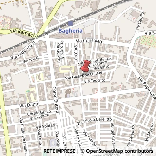 Mappa Via G. Lo Bue, 22, 90011 Bagheria, Palermo (Sicilia)