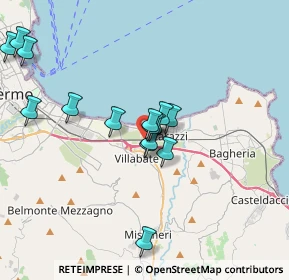 Mappa C.da La Rosa Valloneria, 90039 Villabate PA, Italia (3.71)