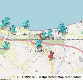 Mappa C.da La Rosa Valloneria, 90039 Villabate PA, Italia (2.23692)