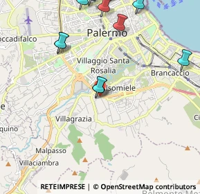 Mappa Via S. Bernardo da Corleone, 90126 Palermo PA, Italia (3.5995)