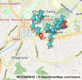 Mappa Via S. Bernardo da Corleone, 90126 Palermo PA, Italia (0.864)