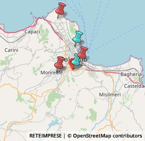 Mappa Via S. Bernardo da Corleone, 90126 Palermo PA, Italia (4.77333)