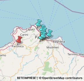 Mappa Via S. Bernardo da Corleone, 90126 Palermo PA, Italia (6.80571)