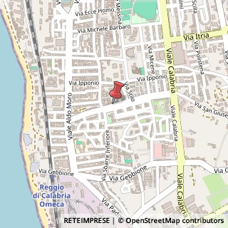 Mappa Via San Giuseppe, 31, 89129 Reggio di Calabria, Reggio di Calabria (Calabria)