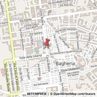 Mappa Corso Butera,  390, 90011 Bagheria, Palermo (Sicilia)