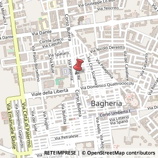 Mappa Corso Butera, 423, 90011 Bagheria, Palermo (Sicilia)