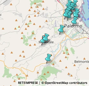 Mappa Chiasso Bruno, 90046 Monreale PA, Italia (5.96059)