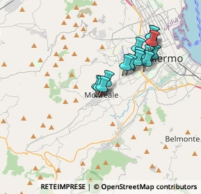Mappa Via Ludovico torres, 90046 Monreale PA, Italia (3.44625)