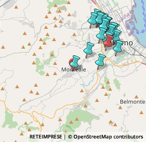 Mappa Via Ludovico torres, 90046 Monreale PA, Italia (4.966)