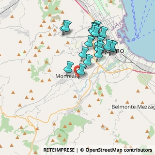 Mappa Stradella Decano, 90046 Monreale PA, Italia (3.941)