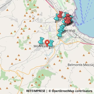 Mappa Stradella Decano, 90046 Monreale PA, Italia (5.086)
