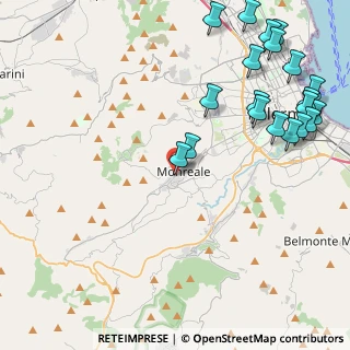 Mappa Via Montegrappa, 90046 Monreale PA, Italia (6.33)