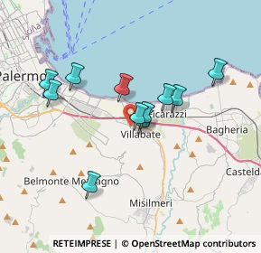 Mappa SP 76, 90039 Villabate PA, Italia (3.36818)