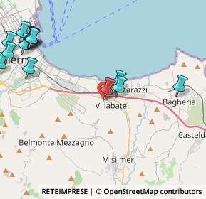 Mappa SP 76, 90039 Villabate PA, Italia (6.34714)