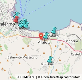 Mappa SP 76, 90039 Villabate PA, Italia (4.54182)