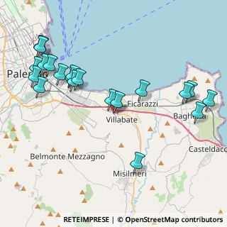 Mappa SP 76, 90039 Villabate PA, Italia (5.388)