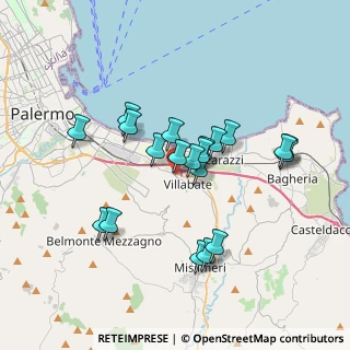 Mappa SP 76, 90039 Villabate PA, Italia (3.4615)