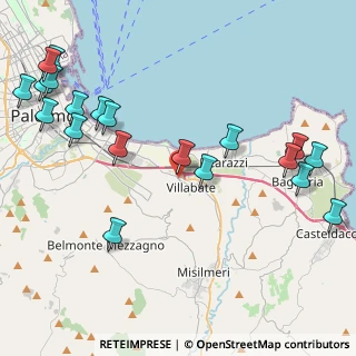 Mappa SP 76, 90039 Villabate PA, Italia (6.077)
