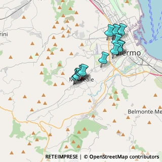 Mappa Via Torres Ludovico, 90046 Monreale PA, Italia (3.40867)