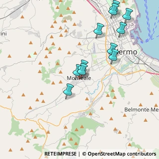 Mappa Via Cappuccini palermo, 90046 Monreale PA, Italia (4.57364)