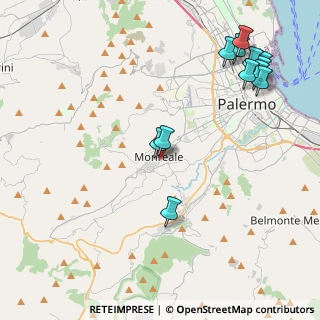Mappa Via Cappuccini palermo, 90046 Monreale PA, Italia (5.70583)