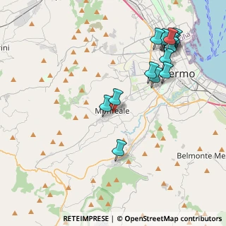 Mappa Via Cappuccini palermo, 90046 Monreale PA, Italia (5.27813)