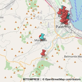 Mappa Via Cappuccini palermo, 90046 Monreale PA, Italia (6.38615)