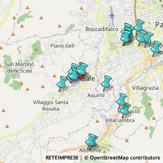 Mappa Via Cappuccini palermo, 90046 Monreale PA, Italia (2.661)