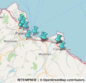 Mappa SS121, 90039 Villabate PA, Italia (6.69818)