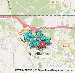 Mappa SS121, 90039 Villabate PA, Italia (0.318)