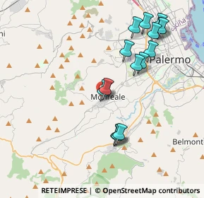 Mappa Piazza Baronio Manfredi Francesco, 90046 Monreale PA, Italia (4.51)