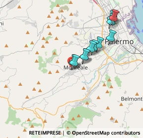 Mappa Piazza Baronio Manfredi Francesco, 90046 Monreale PA, Italia (3.50727)