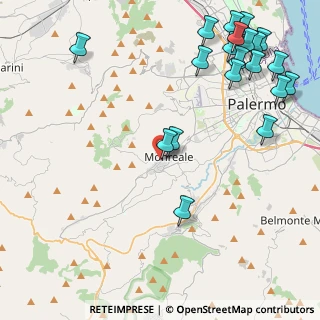 Mappa Piazza Baronio Manfredi Francesco, 90046 Monreale PA, Italia (6.5285)