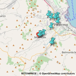 Mappa Piazza Baronio Manfredi Francesco, 90046 Monreale PA, Italia (3.81545)