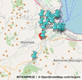 Mappa Via Sambucia, 90126 Palermo PA, Italia (3.84667)