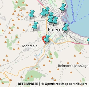 Mappa Via Sambucia, 90126 Palermo PA, Italia (4.53636)