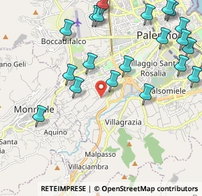 Mappa Via Sambucia, 90126 Palermo PA, Italia (2.896)