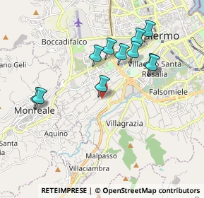 Mappa Via Sambucia, 90126 Palermo PA, Italia (2.03)
