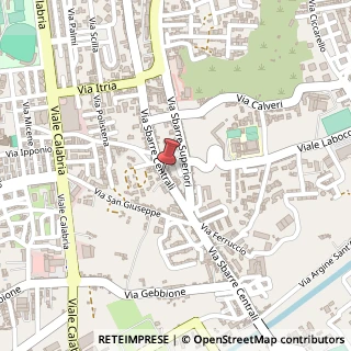 Mappa Via Sbarre Centrali, 388, 89132 Reggio di Calabria, Reggio di Calabria (Calabria)
