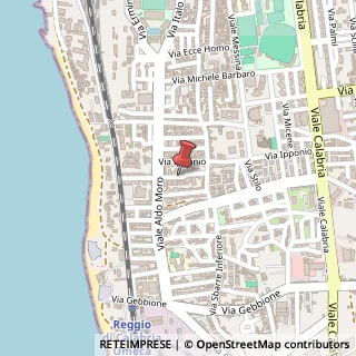 Mappa Via Risorgimento, 52, 89129 Reggio di Calabria, Reggio di Calabria (Calabria)